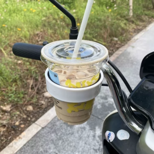 電動車水杯架通用山地自行車水壺架電瓶車奶茶咖啡飲料架單車支架