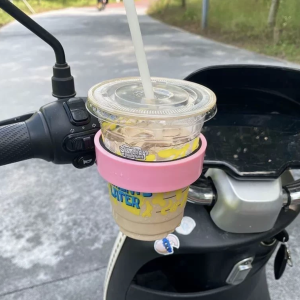 電動車水杯架通用山地自行車水壺架電瓶車奶茶咖啡飲料架單車支架