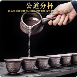 紫砂功夫茶具石磨自動懶人泡茶組