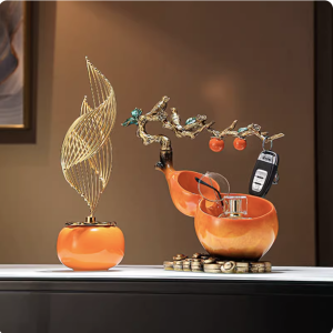 鑰匙收納客廳玄關葫蘆招財裝飾品