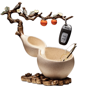 鑰匙收納客廳玄關葫蘆招財裝飾品